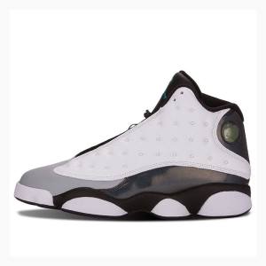 Nike Retro Barons Hologram Koripallokengät Miesten Air Jordan 13 Valkoinen Mustat | JD-207VD