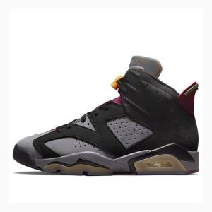 Nike Retro Bordeaux Koripallokengät Miesten Air Jordan 6 Mustat Violetit | JD-506KJ