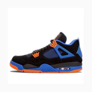 Nike Retro Cavs Koripallokengät Miesten Air Jordan 4 Mustat Oranssi Sininen | JD-152EG