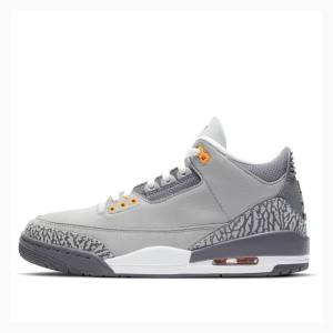 Nike Retro Cool 2021 Koripallokengät Miesten Air Jordan 3 Harmaat | JD-932QL