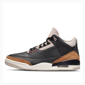 Nike Retro Desert Elephant Koripallokengät Miesten Air Jordan 3 Mustat Ruskea | JD-957YZ