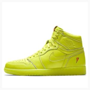 Nike Retro HI OG G8RD Gatorade Koripallokengät Miesten Air Jordan 1 Keltainen Vihreä | JD-467IL