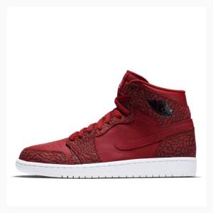 Nike Retro High Gym Cement Koripallokengät Miesten Air Jordan 1 Punainen | JD-278JC