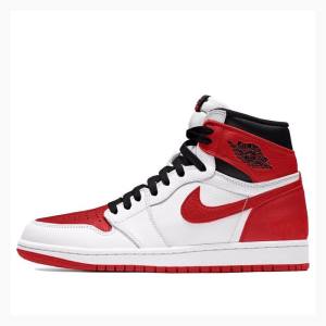 Nike Retro High OG Heritage Koripallokengät Miesten Air Jordan 1 Punainen | JD-548YD