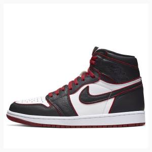 Nike Retro High OG Koripallokengät Miesten Air Jordan 1 Mustat Valkoinen Punainen | JD-543OX