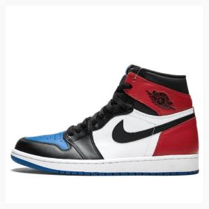Nike Retro High OG Top 3 Koripallokengät Miesten Air Jordan 1 Mustat Punainen Sininen | JD-746PT