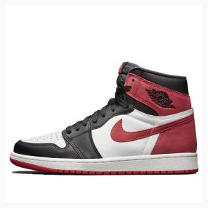 Nike Retro High OG Track Red Koripallokengät Miesten Air Jordan 1 Punainen Mustat | JD-109TP