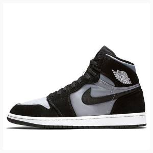 Nike Retro High PREM Koripallokengät Miesten Air Jordan 1 Harmaat Mustat | JD-804BE
