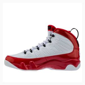 Nike Retro Koripallokengät Miesten Air Jordan 9 Valkoinen Punainen | JD-137KR