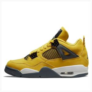Nike Retro Lightning Koripallokengät Miesten Air Jordan 4 Keltainen | JD-134VB