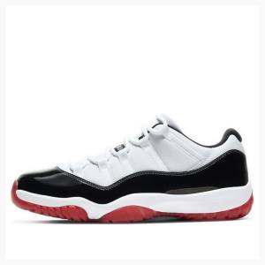 Nike Retro Low Concord Bred Tennarit Miesten Air Jordan 11 Valkoinen Mustat Punainen | JD-758NL