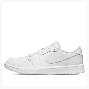 Nike Retro Low Golf Tennarit Miesten Air Jordan 1 Valkoinen | JD-159GM