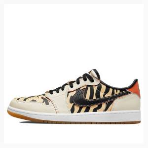 Nike Retro Low OG Chinese New Year Tennarit Miesten Air Jordan 1 Valkoinen Mustat | JD-512FE