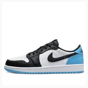 Nike Retro Low OG UNC Tennarit Naisten Air Jordan 1 Mustat Valkoinen Sininen | JD-608IC