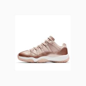 Nike Retro Low Tennarit Naisten Air Jordan 11 Kultaiset Pinkki | JD-362KT