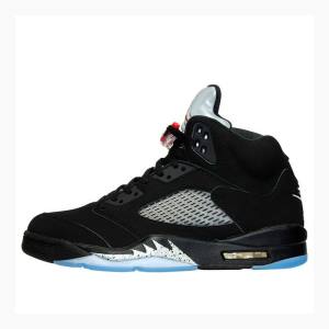 Nike Retro Metallic Koripallokengät Miesten Air Jordan 5 Mustat Hopea | JD-756CL