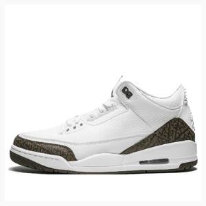 Nike Retro Mocha Koripallokengät Miesten Air Jordan 3 Valkoinen Ruskea | JD-258YC