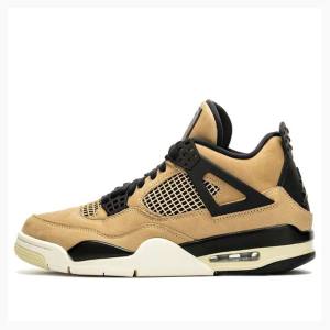 Nike Retro Mushroom Koripallokengät Naisten Air Jordan 4 Keltainen | JD-893GW