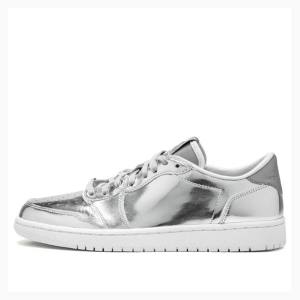 Nike Retro OG Pinnacle Koripallokengät Miesten Air Jordan 1 Hopea | JD-415PO