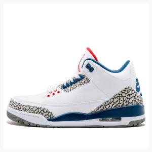 Nike Retro OG Retro Koripallokengät Miesten Air Jordan 3 Valkoinen Sininen | JD-986JC