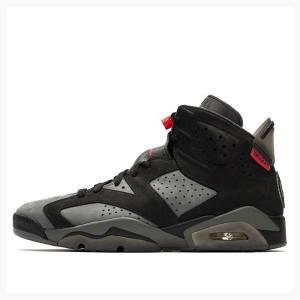 Nike Retro PSG Iron Infrared Koripallokengät Miesten Air Jordan 6 Harmaat Mustat | JD-875BR