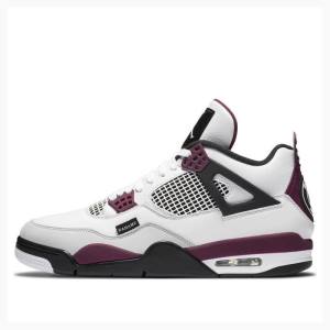 Nike Retro PSG Paris Saint-Germain Koripallokengät Miesten Air Jordan 4 Valkoinen Punainen | JD-106WA