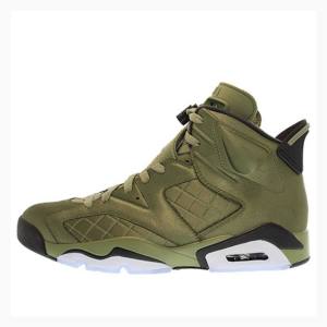 Nike Retro Pinnacle Flight Jacket – Palm Koripallokengät Miesten Air Jordan 6 Vihreä | JD-245MG