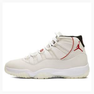 Nike Retro Platinum Tint Koripallokengät Miesten Air Jordan 11 Valkoinen | JD-471IS