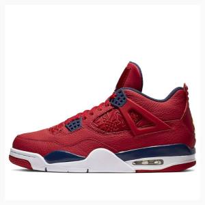 Nike Retro SE FIBA Koripallokengät Miesten Air Jordan 4 Punainen Mustat | JD-913KR