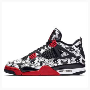 Nike Retro SNGL DY Singles Day - Tattoo Koripallokengät Miesten Air Jordan 4 Punainen Mustat | JD-269LK