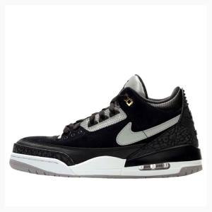 Nike Retro Tinker Cement Koripallokengät Miesten Air Jordan 3 Mustat | JD-536UC