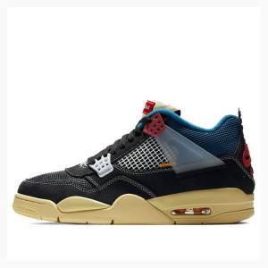 Nike Retro Union Off Noir Koripallokengät Miesten Air Jordan 4 Mustat Sininen | JD-237JU