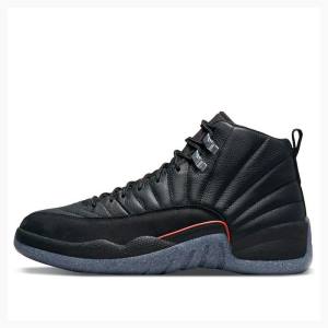 Nike Retro Utility Grind Koripallokengät Miesten Air Jordan 12 Mustat | JD-789BW