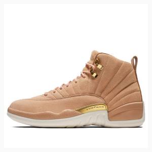 Nike Retro Vachetta Tan Koripallokengät Naisten Air Jordan 12 Ruskea | JD-056SW