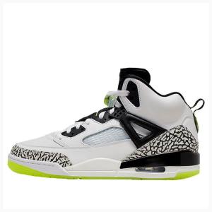 Nike Spizike Volt Koripallokengät Miesten Air Jordan Valkoinen Mustat Vihreä | JD-930VN