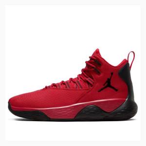 Nike Super Fly MVP PF Black Red Koripallokengät Miesten Air Jordan Punainen Mustat | JD-698VM