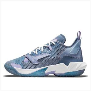 Nike Why Not Zer0.4 PF 4 Koripallokengät Miesten Air Jordan Sininen Valkoinen | JD-427NM
