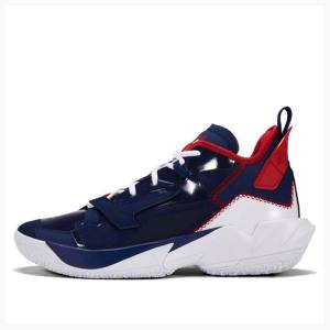 Nike Why Not Zer0.4 PF Void Koripallokengät Miesten Air Jordan Sininen Punainen | JD-729QU