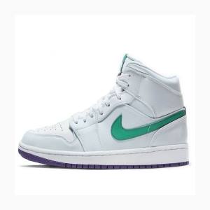Nike X Luka Doncic Mid SE Pregame Pack Mindfulness Koripallokengät Miesten Air Jordan 1 Valkoinen Vihreä | JD-308SG