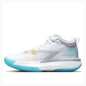 Nike Zion 1 PF Koripallokengät Miesten Air Jordan Valkoinen Sininen | JD-039WG
