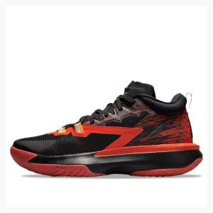 Nike Zion 1 X Naruto Nine Tails Koripallokengät Miesten Air Jordan Mustat Punainen | JD-453DU