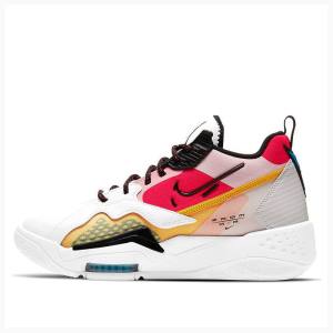 Nike Zoom 92 Koripallokengät Naisten Air Jordan Valkoinen Punainen Mustat | JD-839FA