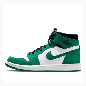 Nike Zoom Mukavuus ' Stadium Koripallokengät Miesten Air Jordan 1 Vihreä Valkoinen | JD-584ZQ