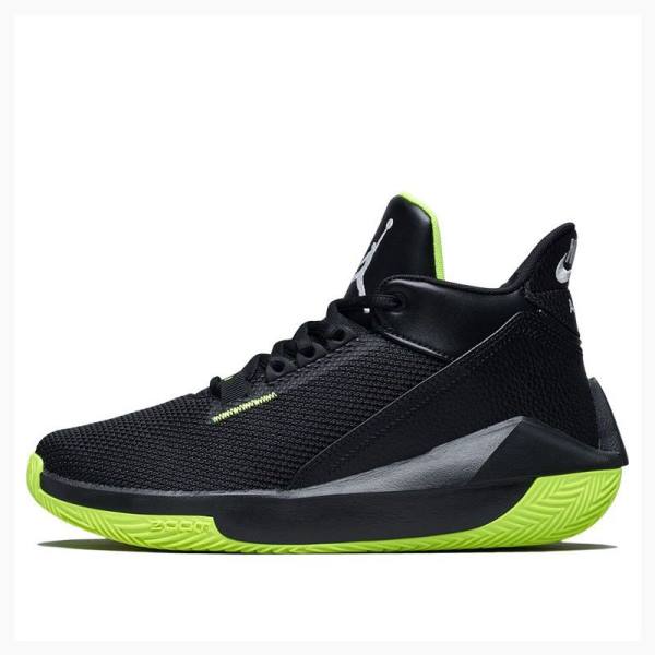 Nike 2x3 PF Koripallokengät Miesten Air Jordan Mustat Vihreä | JD-437KF