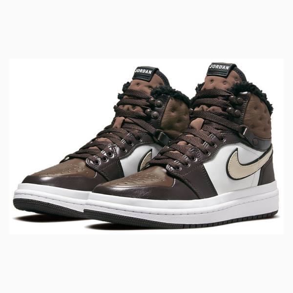 Nike Acclimate Koripallokengät Naisten Air Jordan 1 Ruskea Valkoinen | JD-189GZ