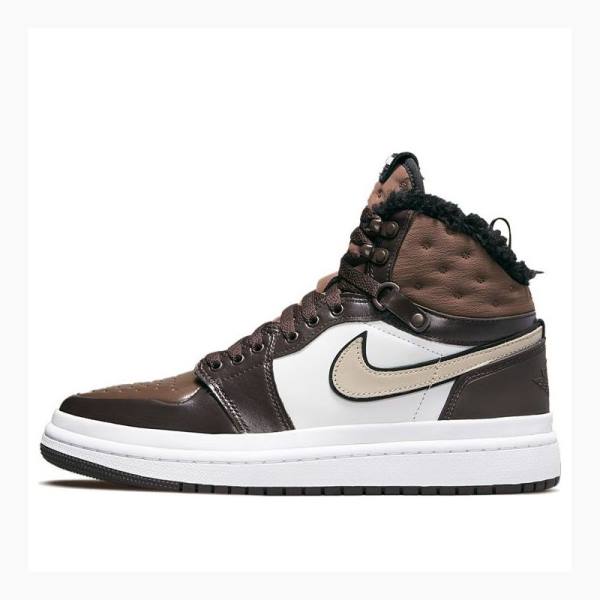 Nike Acclimate Koripallokengät Naisten Air Jordan 1 Ruskea Valkoinen | JD-189GZ