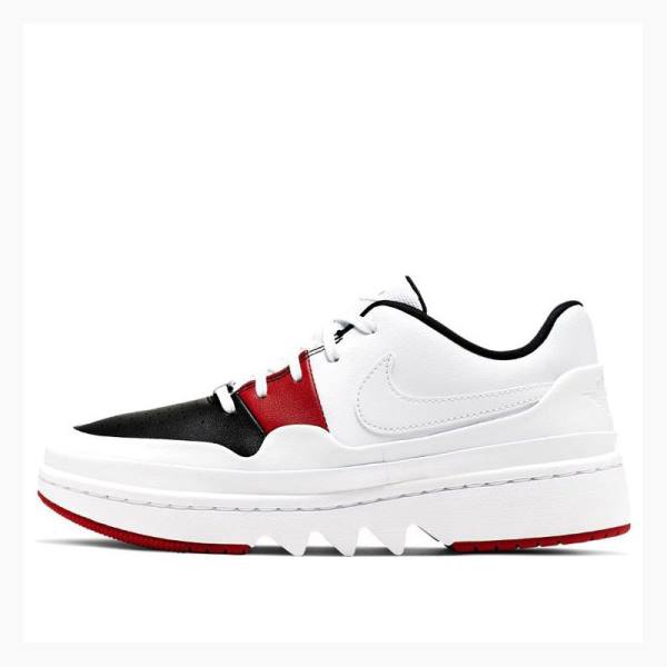 Nike Air jordan 1 Jester XX Low Laced Tennarit Naisten Air Jordan 1 Valkoinen Punainen Mustat | JD-816AW