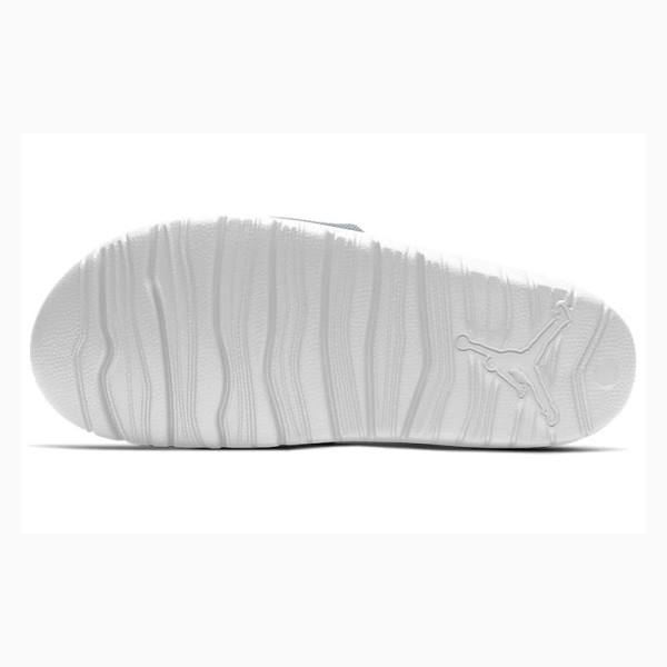 Nike Break Rantasandaalit Miesten Air Jordan Valkoinen Hopea | JD-549YG