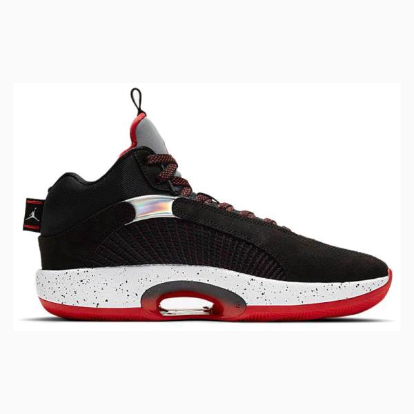 Nike Bred Koripallokengät Miesten Air Jordan 35 Mustat Punainen Valkoinen | JD-453LK