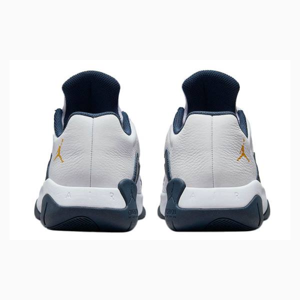 Nike CMFT Low Michigan Armory Tennarit Miesten Air Jordan 11 Valkoinen Laivastonsininen | JD-490MH